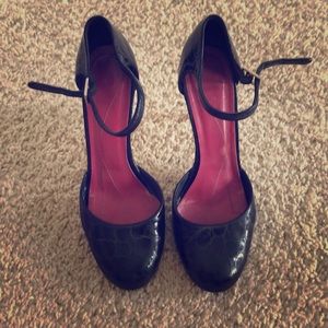 Black Patent Leather Kate Spade Heels